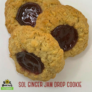 SOL Ginger Jam Drop Cookie - Preservative Free