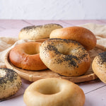 Load image into Gallery viewer, Poppy Seed Bagel (4-Pack) - Wild Breads
