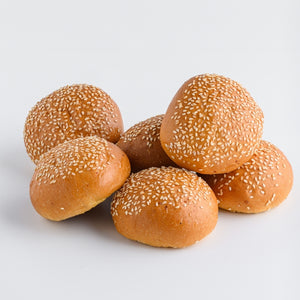 Brioche Round Roll Seeded (6 Pack) - Wild Breads