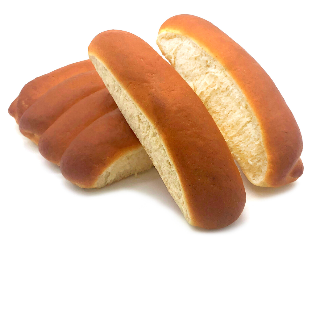 Hot Dog Brioche Roll 100g (6 Pack) - Wild Breads