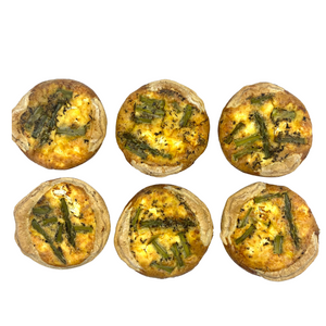 Sol  Asparagus & Goats Cheese Tart (6pk) - Wild Breads