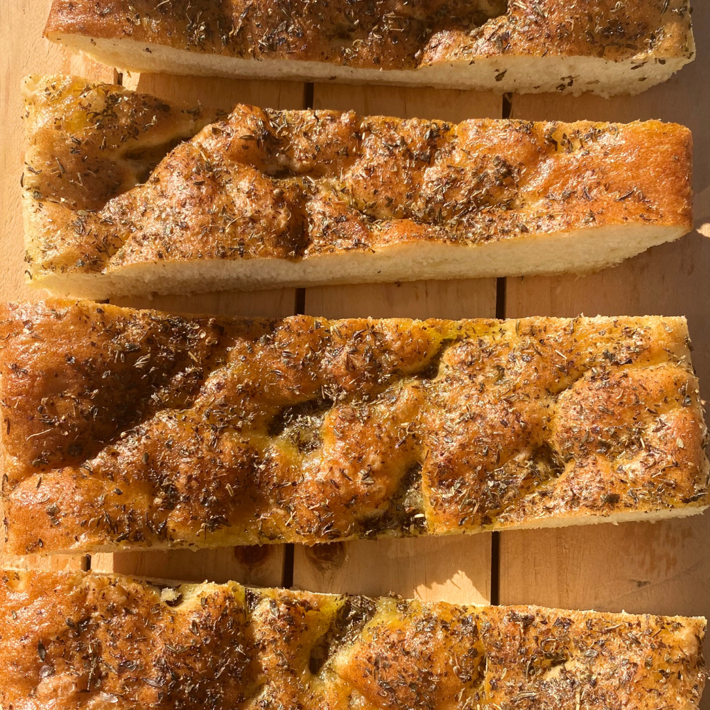 Focaccia Slab Herbed (350g) - Wild Breads