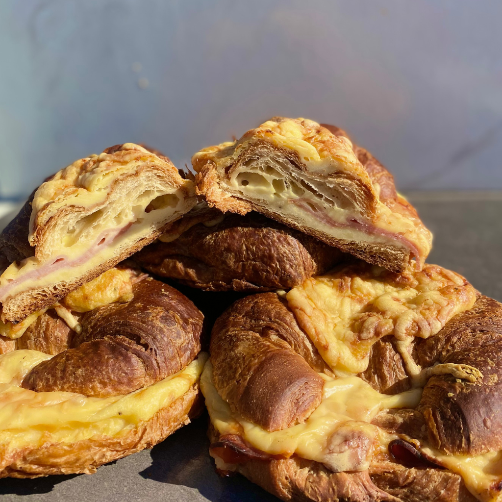 SOL Ham, Cheese & Bechamel Croissant (4 pack) - Wild Breads
