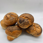 Load image into Gallery viewer, Poppy Seed Knot Rolls (6 Pack) - Wild Breads
